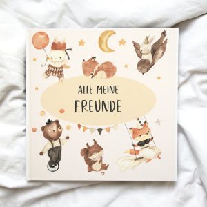 Freundebuch Grundschule, Freundschaftsbuch, Kindergarten